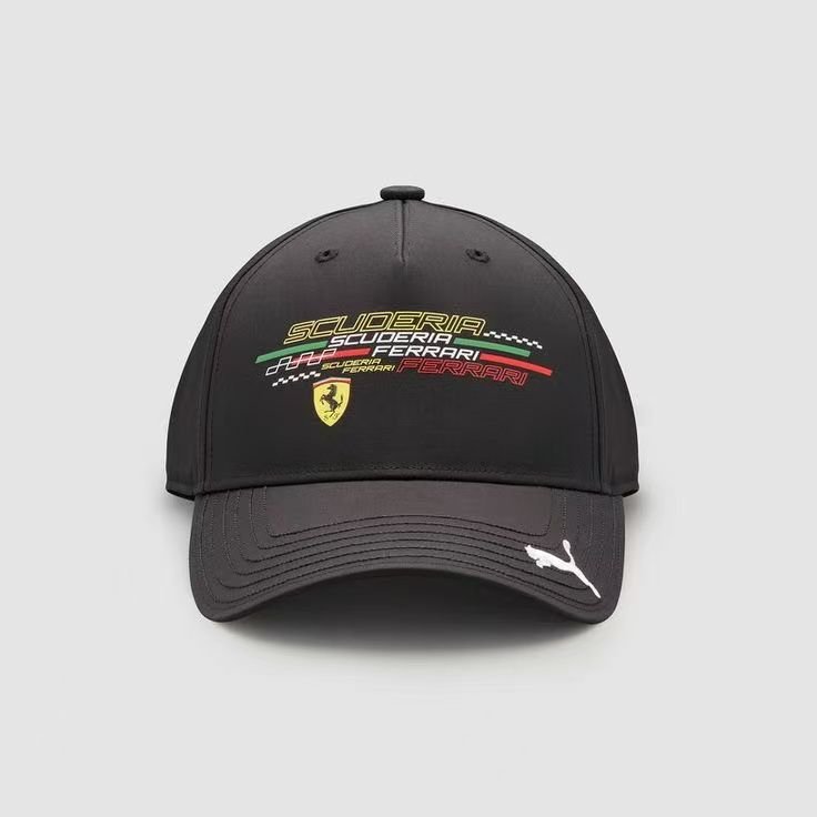 Gorra Ferrari Scuderia Sketch Negra