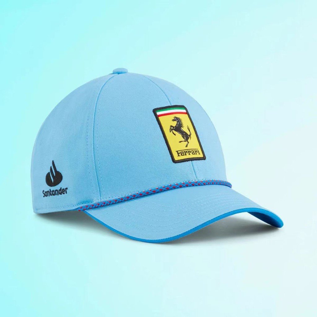 Gorra Ferrari Miami Celeste