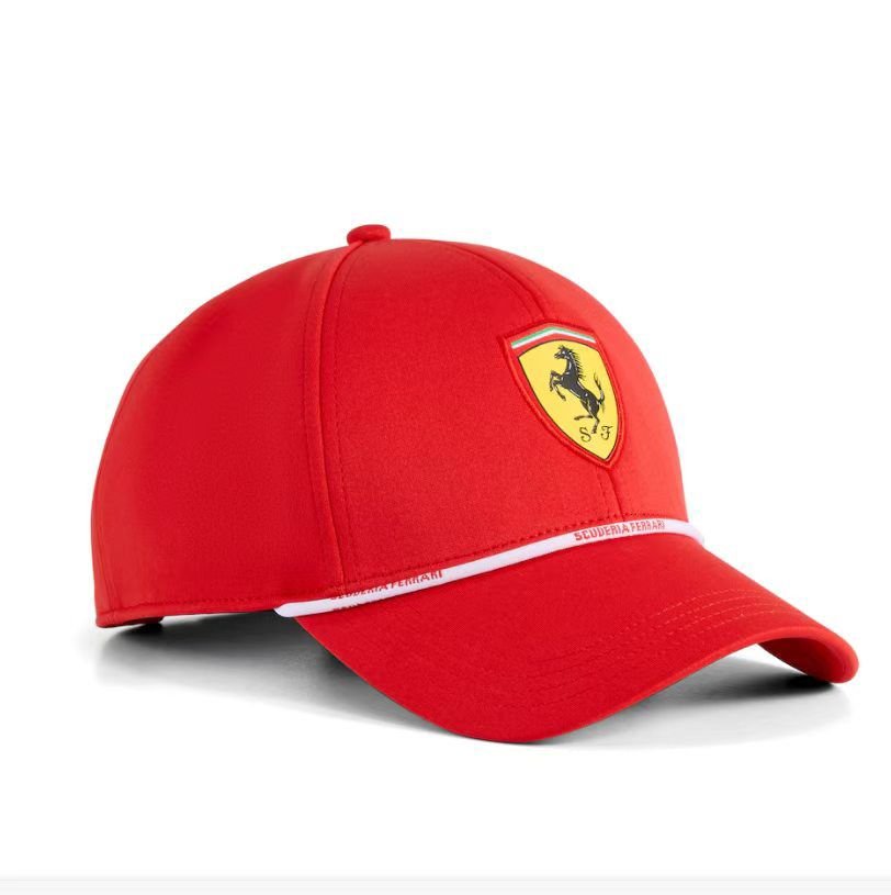 Gorra Ferrari Roja con Cuerda