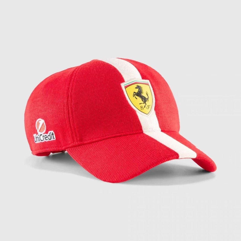 Gorra Ferrari Roja Franja UniCredit