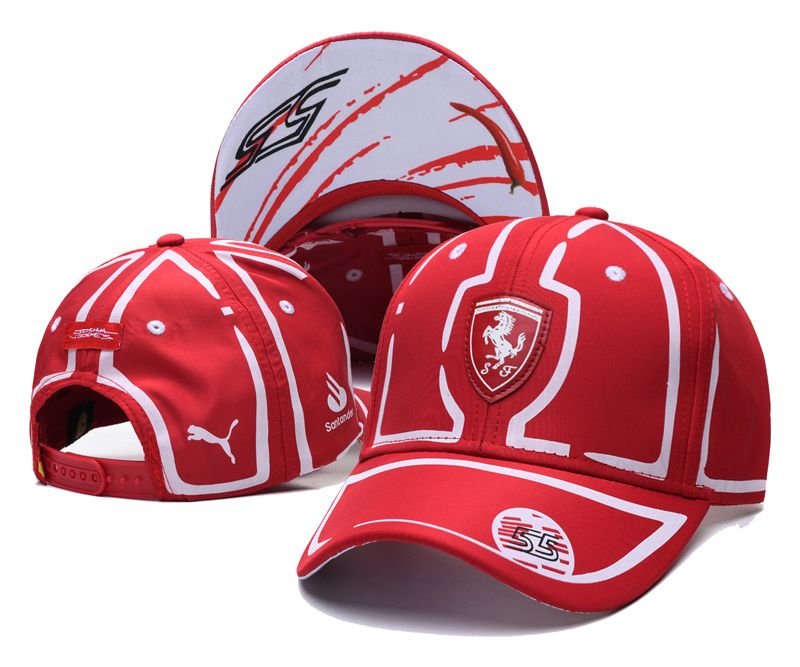 Gorra Ferrari Sketch Sainz 55