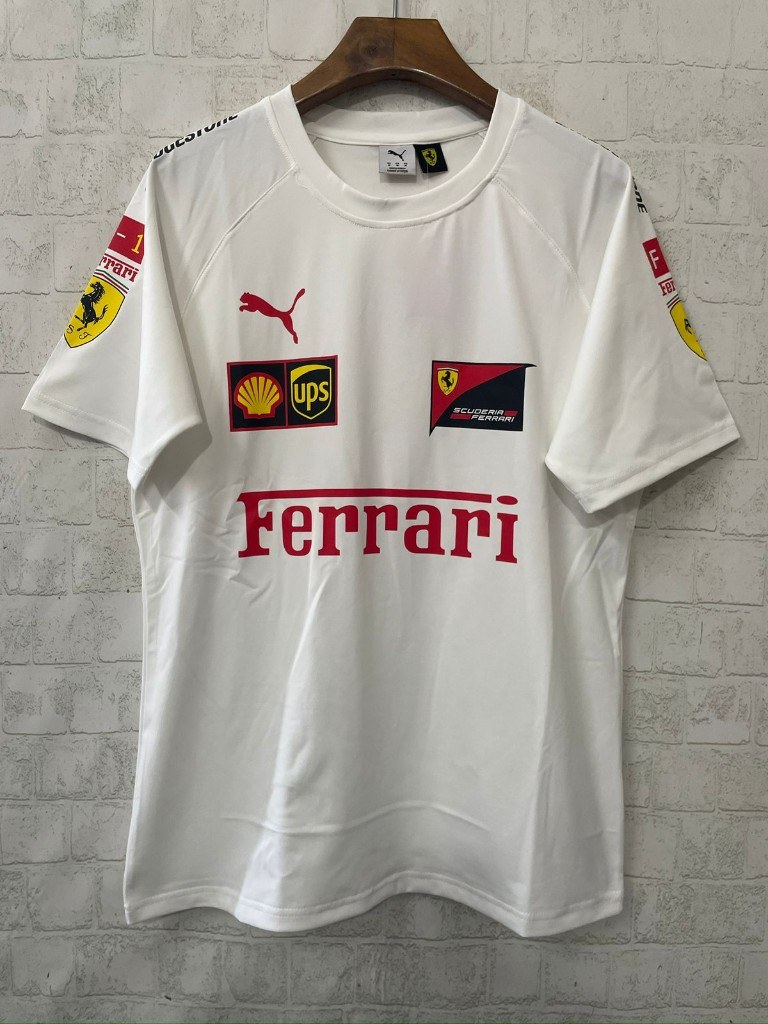 Ferrari Shell UPS Tee Blanco