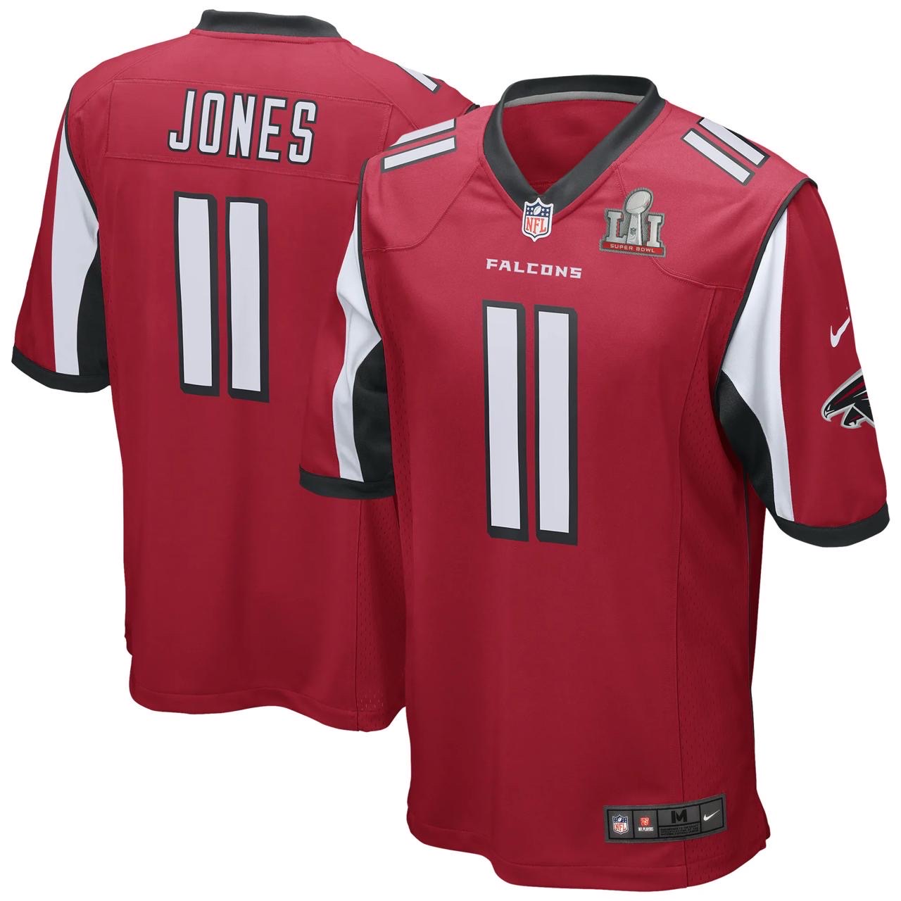 Falcons Jones Rojo Super Bowl LI