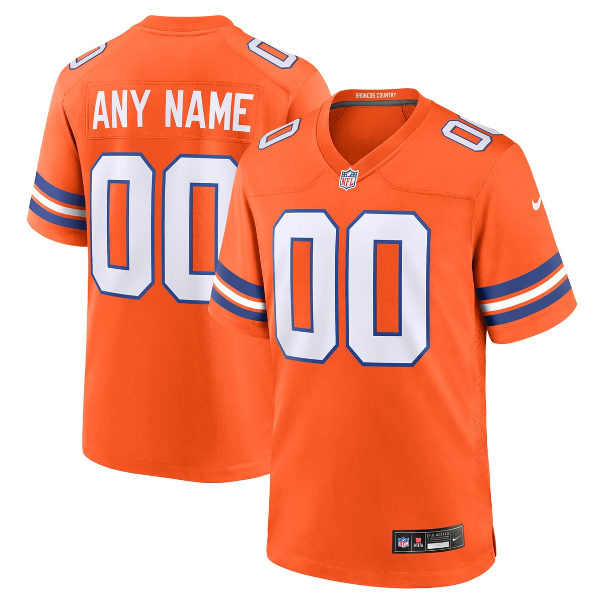 Broncos Custom Throwback